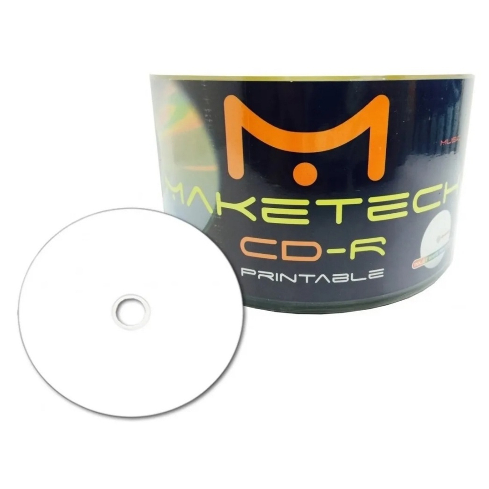 50 Cd R Printable Maketech 700 Mb 80 Minutos 52X Submarino