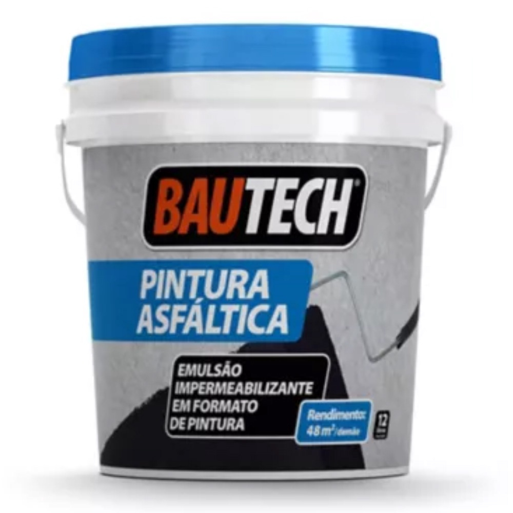 Manta Líquida Impermeabilizante para Concreto Branco Bautech 12 Kg em