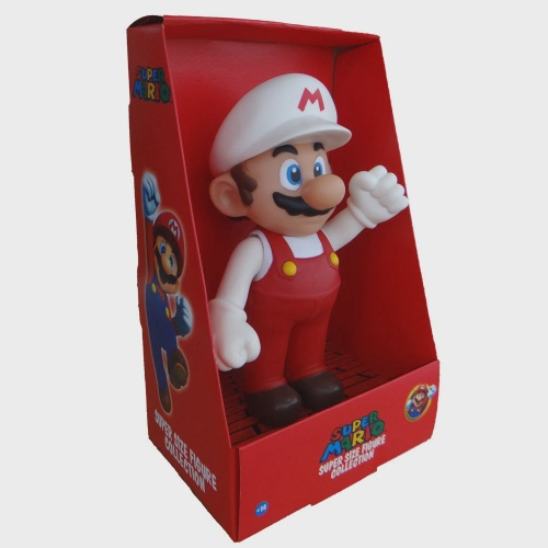 Boneco Mario Fire Super Mario Bros Grande Cm Vinil Em Promo O Na