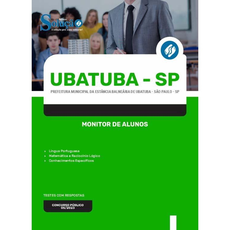 Apostila Prefeitura Ubatuba Sp 2023 Monitor De Alunos em Promoção na