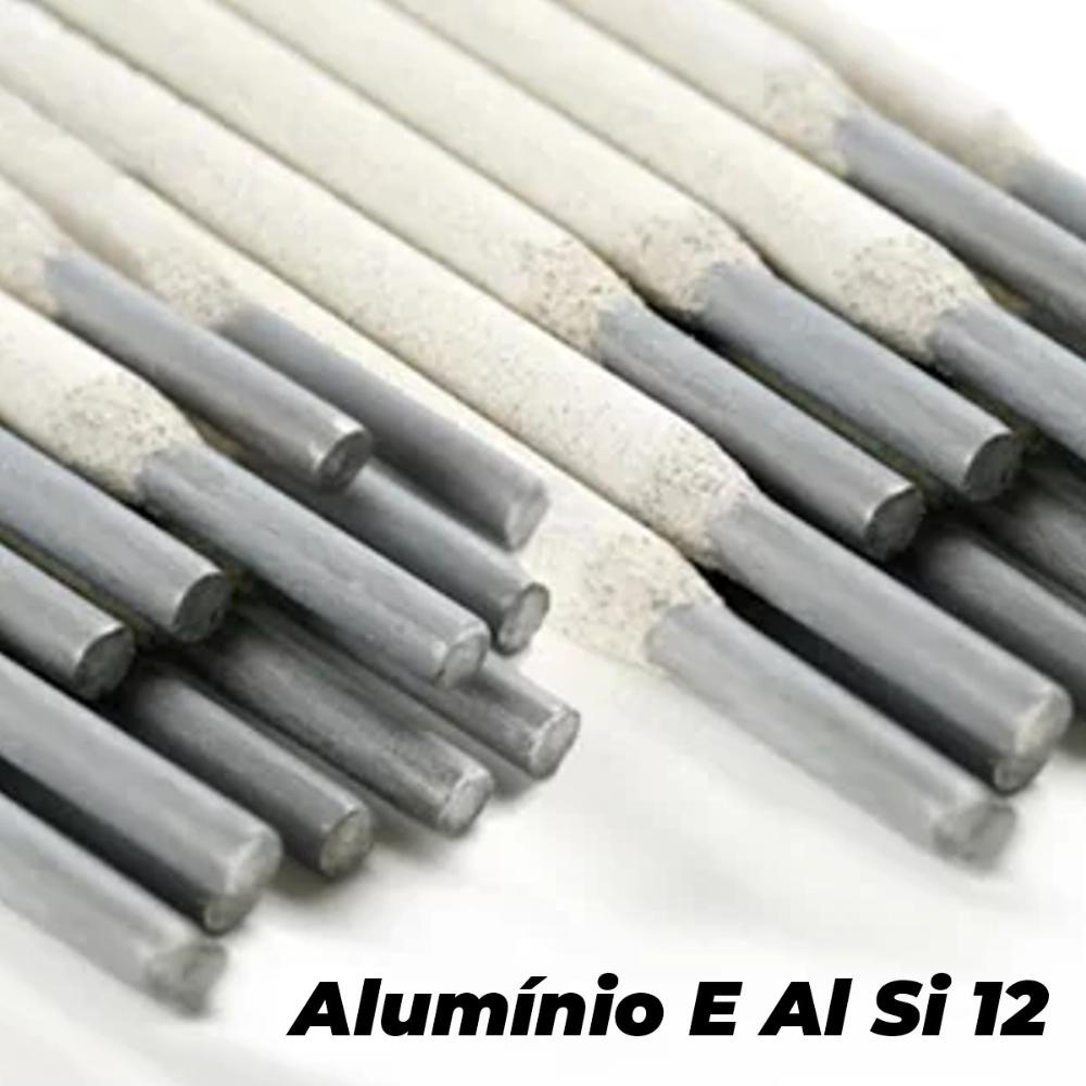 Eletrodo Revestido Para Solda Alumínio El alsi12 2 5mm 500g em Promoção