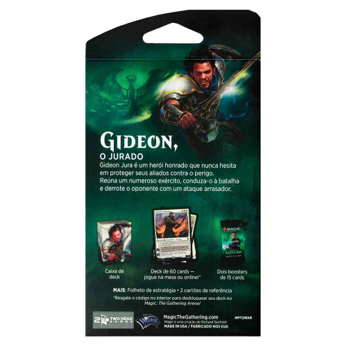 Magic Deck Planeswalker Gideon Guerra Da Centelha War Spark Em Promo O