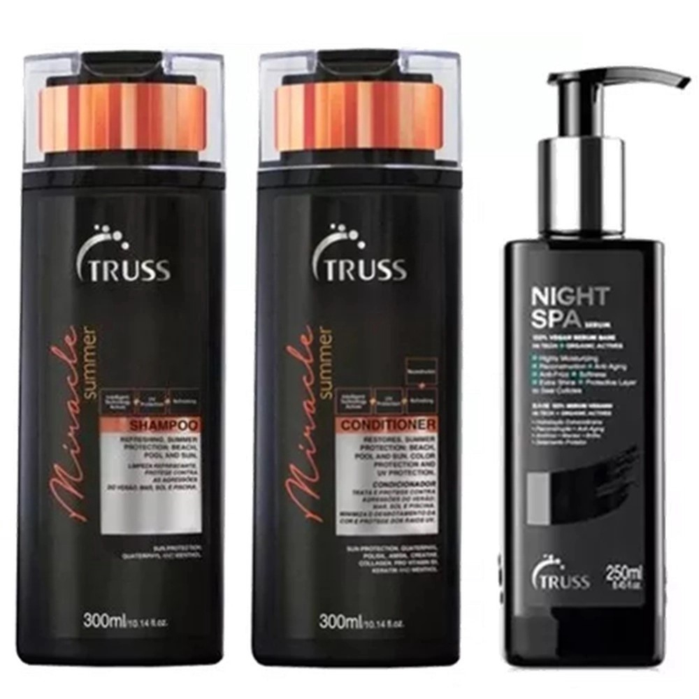 Truss Miracle Shampoo Condicionador Night Spa No Shoptime