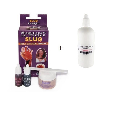 Kit Slug Maquiagem De Terror Slug E Latex Ml Em Promo O Na Americanas