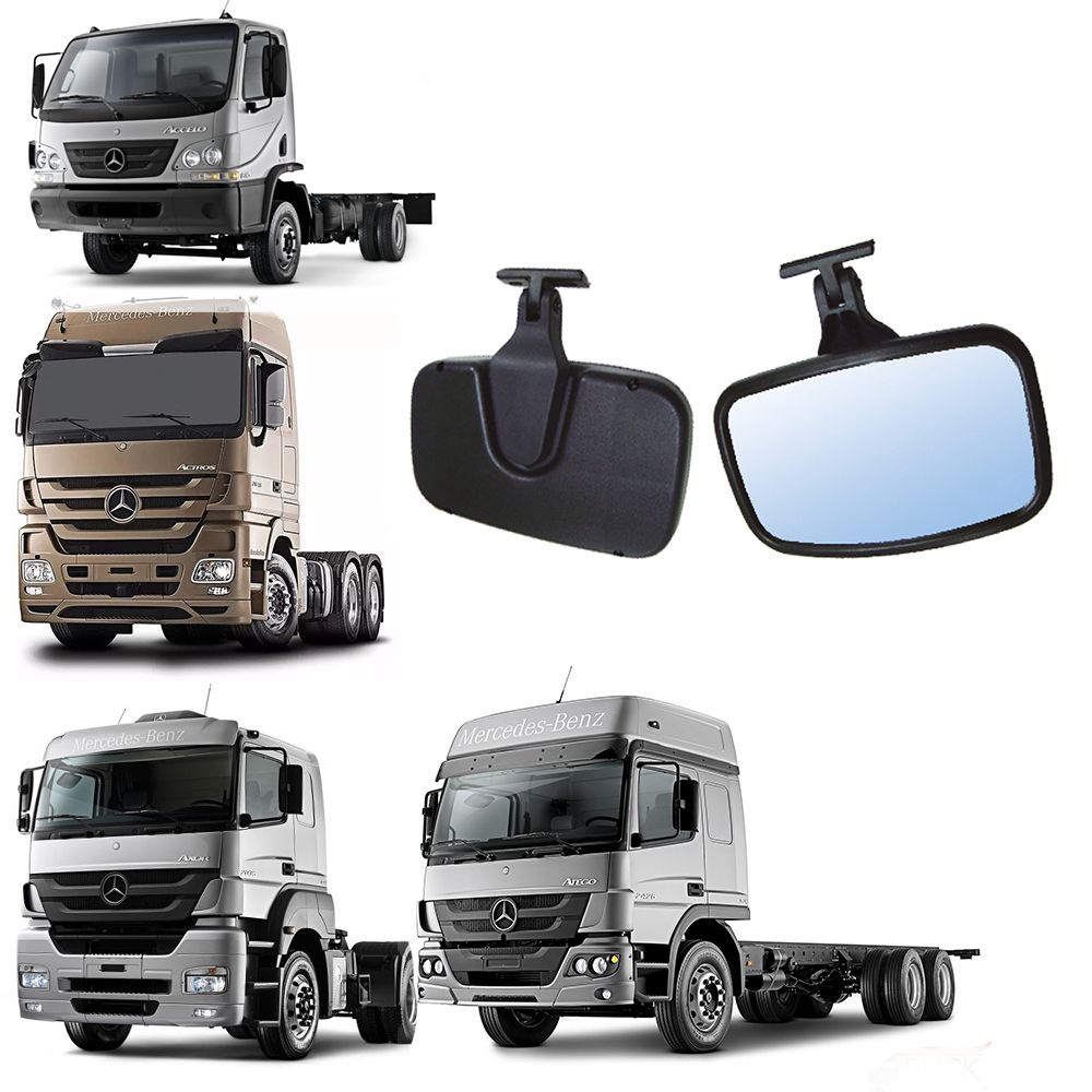 Espelho Rampa Mercedes Axor Atego Actros Accelo No Shoptime