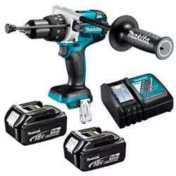 Menor preço em Parafusadeira/furadeira De Impacto À Bateria 18v 5.0ah Makita-dhp481rte