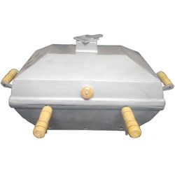 Churrasqueira Bafo Quadrada Em Aluminio Fundido Com Grelha Menor preço em Churrasqueira Bafo Quadrada Em Aluminio Fundido Com Grelha