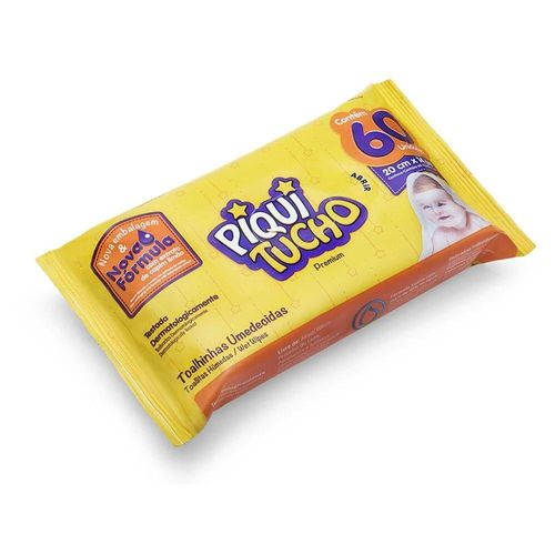 Toalhinha Umedecidas Piquitucho Premium Com 60un é boa?