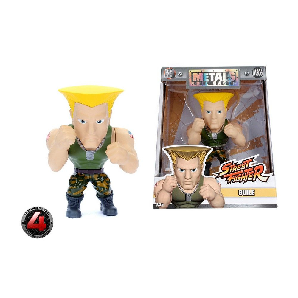 Boneco Guile - Street Fighter - Metals Die Cast M306 em Promoção