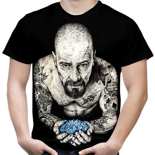 camiseta masculina breaking bad