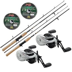 Kit Pescaria 2 Carretilhas Montana 6000 com 2 Varas Pro Staff 1,68mts e 2 Linhas Multifilamento Menor preço em Kit Pescaria 2 Carretilhas Montana 6000 com 2 Varas Pro Staff 1,68mts e 2 Linhas Multifilamento