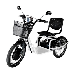 Triciclo Elétrico Machine Motors Force 800W 48V Branco Menor preço em Triciclo Elétrico Machine Motors Force 800W 48V Branco