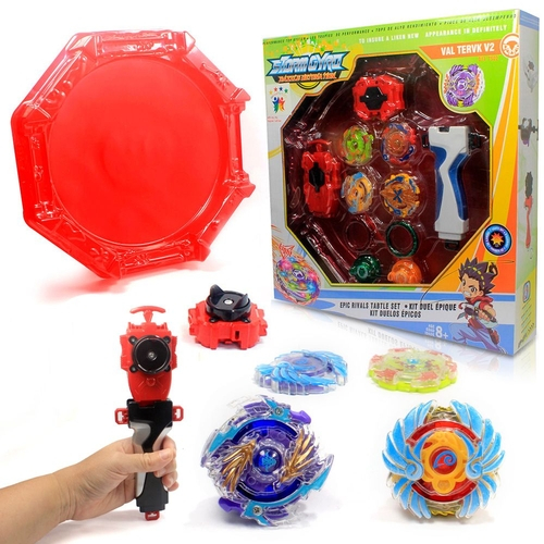 Kit 2 Beyblade + 2 Lançadorer + Arena - Promoção Barato