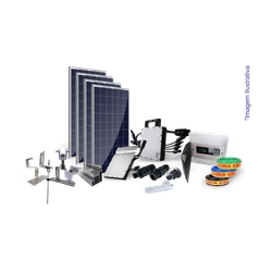 Kit Completo Usina Solar Com 4 Painel Fotovoltaico Completa Menor preço em Kit Completo Usina Solar Com 4 Painel Fotovoltaico Completa