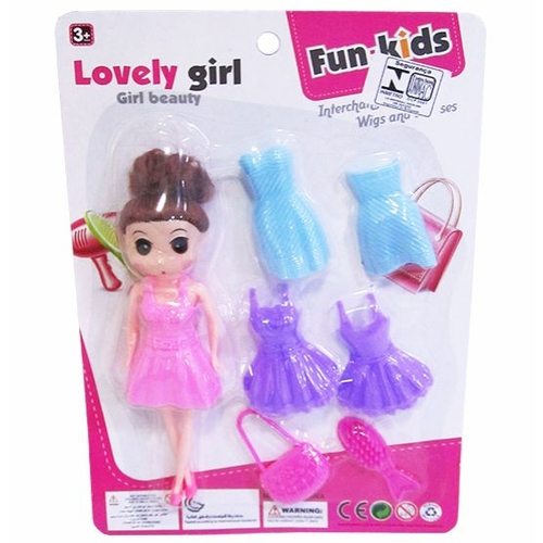 Boneca Troca de Roupa Girl Dressed - Zoop Toys