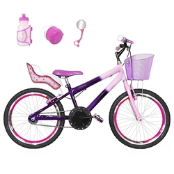 Bicicleta Infantil Aro 20 Roxa Rosa Bebê Kit E Roda Aero Pink Com Cadeirinha é boa?