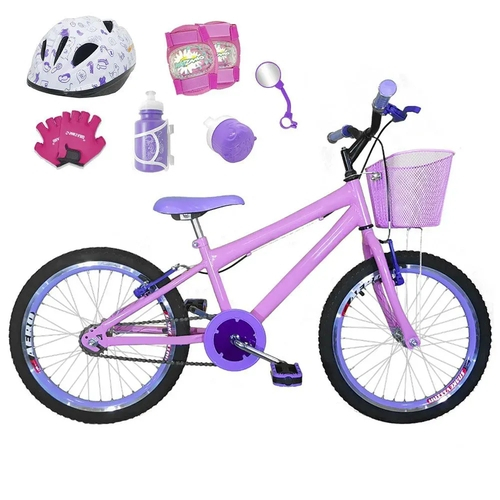 Bicicleta rosa e roxa Clearance