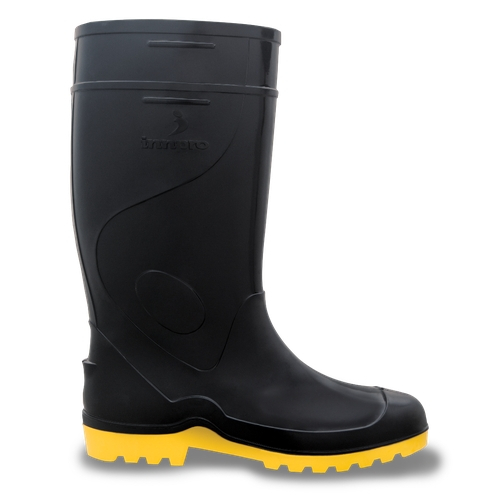 bota preta de borracha