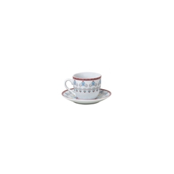 Cj 6 Xícaras P/café De Porcelana C/píres Mandala 90ml Menor preço em Cj 6 Xícaras P/café De Porcelana C/píres Mandala 90ml