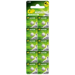 10 Pilhas Baterias LR41 Alcalina GP - 01 cartela Menor preço em 10 Pilhas Baterias LR41 Alcalina GP - 01 cartela