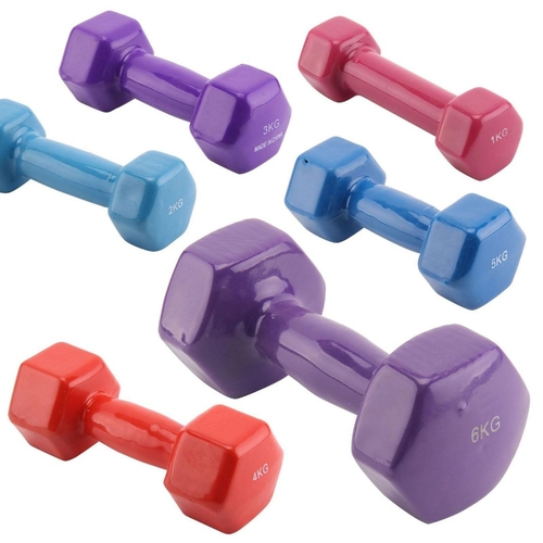 Vinyl Weight Set for Home /& Gym Fitness Training Workout Dumbbell Weights Set