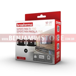 Suporte para Tv/Fixo Brasforma SBRU 750 de 10 a 71 Universal é boa?