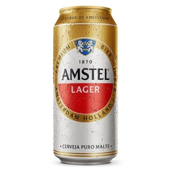 Cerveja Amstel Puro Malte Lata 473ml Menor preço em Cerveja Amstel Puro Malte Lata 473ml