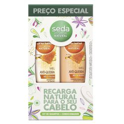 Kit Shampoo + Condicionador Seda Recarga Natural Antiquebra Mel 325ml Cada é boa?