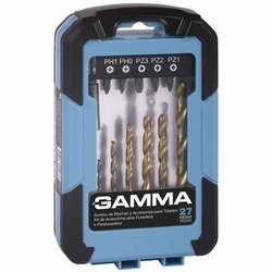 Kit Jogo de Bits e Brocas para Furadeira e Parafusadeira 27 Peças G19510AC GAMMA é boa?