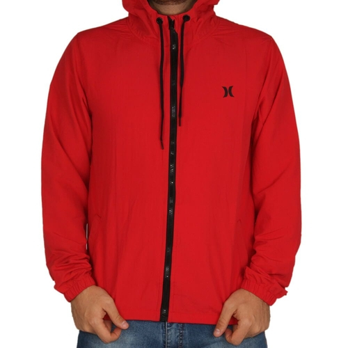 corta vento hurley vermelho