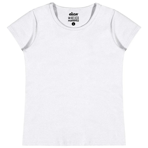 camisa infantil feminina branca