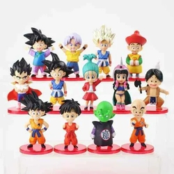 Kit Bonecos Dragon Ball Z Goku /vegita /gohan 14 Cm Articulados Pronta  Entrega