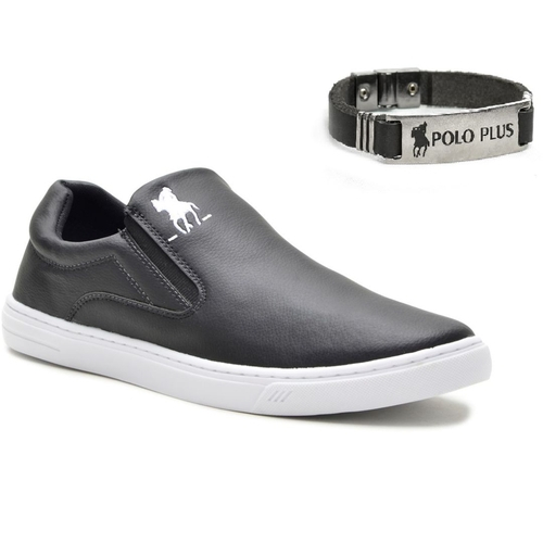 tenis slip on branco masculino