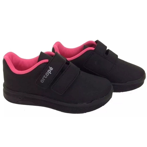 tenis escolar preto infantil ortope