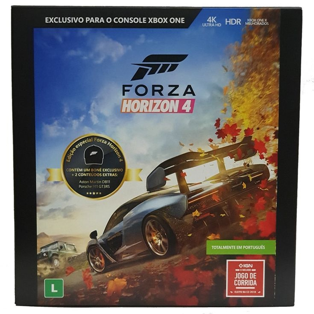 Forza Horizon 4 Ed. Especial + Bone Xbox One Mídia Física