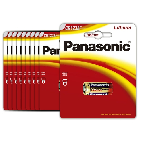 4x cr123a Panasonic foto batteria litio Power