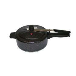 Panela De Pressão 3,0 Litros Preto Craquelado Alusol Menor preço em Panela De Pressão 3,0 Litros Preto Craquelado Alusol