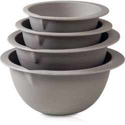 Conjunto Bowls Bambu 4 Peças Cinza - La Cuisine Menor preço em Conjunto Bowls Bambu 4 Peças Cinza - La Cuisine