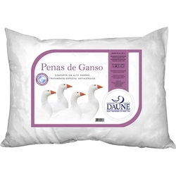 Kit 4 Travesseiros 100% Penas de Ganso Antialérgicos 45x65cm - Home Basics Menor preço em Kit 4 Travesseiros 100% Penas de Ganso Antialérgicos 45x65cm - Home Basics