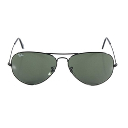 Menor preço em Óculos de Sol Ray Ban Aviador Large RB3026 Preto Lente G15 62mms