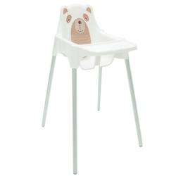 Cadeira Refeicao Teddy Alta Branco Menor preço em Cadeira Refeicao Teddy Alta Branco
