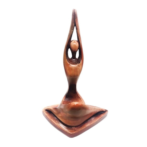 Qual o preço do(a)Estatuetas De Gesso - Yoga - Marrom Estatuetas De Gesso - Yoga - Marrom