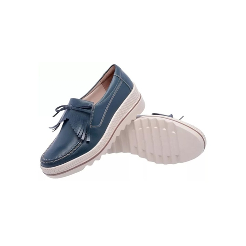 mocassim flatform feminino