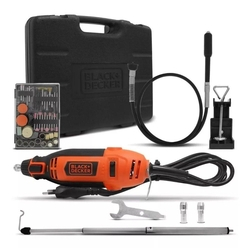 Kit Micro Retífica com Controle de Torque 180W com 113 Peças BLACKDECKER-RT18KAB2 Menor preço em Kit Micro Retífica com Controle de Torque 180W com 113 Peças BLACKDECKER-RT18KAB2