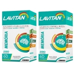 Lavitan 180 Memória Cerebro Colina Inositol 2 Caixas