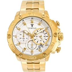 Relógio Masculino Tempus ZW30358H Performance Gold White Menor preço em Relógio Masculino Tempus ZW30358H Performance Gold White