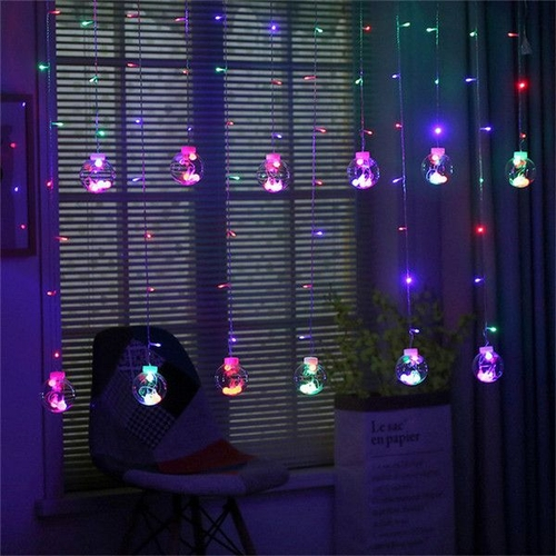 3m Globe Led Garland Starry Crystal Ing Ball String Lights Decors 3m Globe Led Garland Starry Crystal Ing