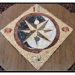 Piso Maçom Mosaico Para O Hall De Entrada - 80 Cm