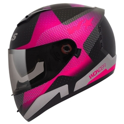 Capacete Moto Feminino Peels Icon Wonder Black Preto Brilhante Rosa Com Óculos Solar Menor preço em Capacete Moto Feminino Peels Icon Wonder Black Preto Brilhante Rosa Com Óculos Solar