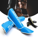 2 Pcs Shin Instep Pads Protetor de Pé Da Perna de Couro PU + EVA Boxe Thai Kick Muay Training Guard 2 Pcs Shin Instep Pads Protetor de Pé Da Perna de Couro PU + EVA Boxe Thai Kick Muay Training Guard